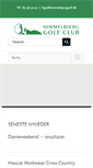 Mobile Screenshot of himmelbjerggolf.dk